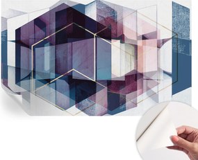 Öntapadós fotótapéta falra 3D Loft Geometrikus kockák 416x254