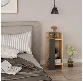 Éjjeli szekrényke ELOS 60x25 cm barna/antracit