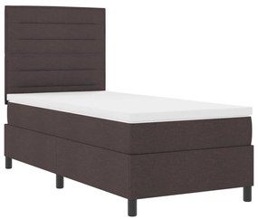 Félágymatrac Matrac Sötétbarna 90x200 cm Szövet