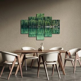 Kép - Tűlevelű a tónál (150x105 cm)