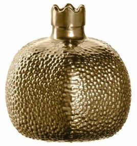ORNARE gránátalma alakú váza 9cm, arany - Leonardo