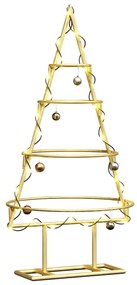 Fém karácsonyfa állvánnyal Arany 60 cm Porszórt Acél