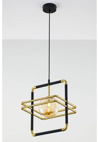 Jupiter 2025 - Csillár zsinóron FIORI 1xG9/10W/230V fekete/arany/bézs