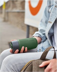 Zöld üveg utazóbögre 340 ml – Black + Blum