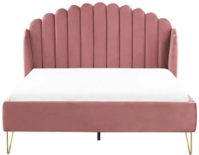 Franciaágy 140 cm Chaza (rózsaszín). 1077495