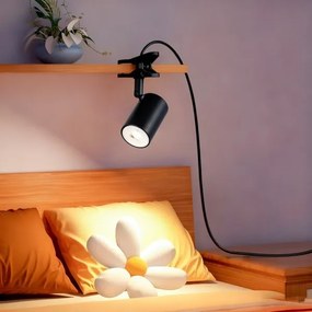 Immax 08291L - PUNTO csíptethető lámpa 1xGU10/9W/230V fekete