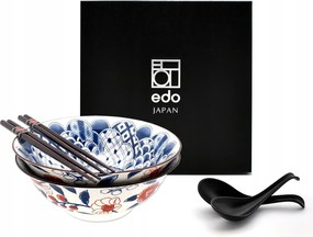 2 db-os tál szett kanállal és pálcikákkal Ramen Botanica Keshinom 1000 ml