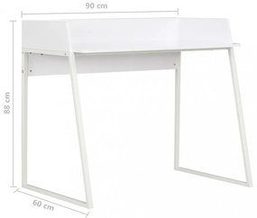 fehér íróasztal 90 x 60 x 88 cm