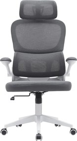 Irodai szék, sötétszürke/fehér, RENARD