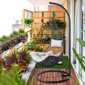 Függesztett fotel Roda (sötétszürke + szürke) . 1106340