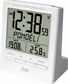 Jól olvasható ébresztőóra Jvd RB9299.2 két riasztás a hét napjaira lengyelül 4 elem