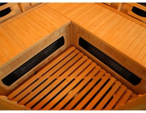 Sauna DeLuxe 4440 CB / CR, barna
