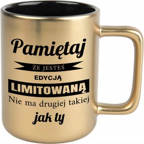 Bögre Matt Arany Fekete BelsĆ 360ml Vicces AjĂĄndĂ©k LimitĂĄlt