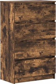 vidaXL füstös tölgy színű szerelt fa tálalószekrény 60 x 35 x 98,5 cm