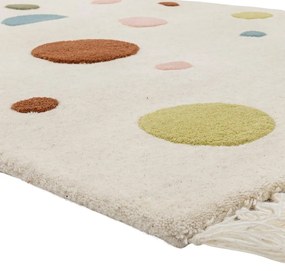 Krémszínű gyapjú gyerek szőnyeg 90x140 cm Clennie – Bloomingville Mini