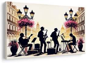 Kép jazz zenekar az utcákon
