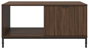 Dohányzóasztal barna tölgy 90 x 49 x 46 cm Faanyag