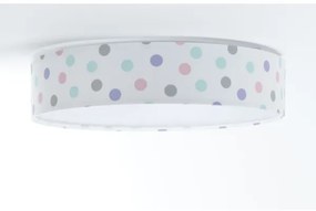 LED mennyezeti lámpa GALAXY KIDS LED/24W/230V színes pöttyökkel