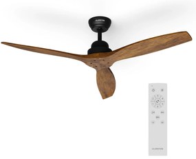 Santa Elena 52" Smart , Ø 132 cm mennyezeti ventilátor, 9 060 m³/ó, valódi fa lapátok, 6 sebesség beállítás, távirányító