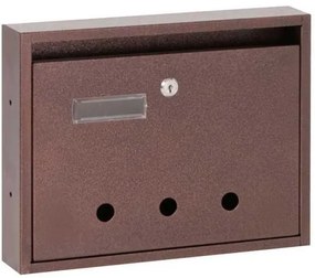 Lépcsőházi Postaláda (Monaco) 310mm X 230mm X 60mm lefele nyíló Bronz