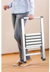 WENKO 601011100 - ALU-DESIGN fellépő 44x101 cm ezüst/fekete