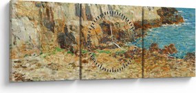 Kép - Childe Hassam, A North East Headland, reprodukciók (órával) (90x30 cm)