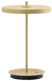 Világossárga fém LED asztali lámpa fém búrával (magasság 31 cm) Asteria Move – UMAGE