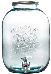 Csapos limonádés üveg 12,5 literes Authentic újrahasznosított zöld üvegből
