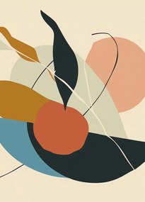 Poszter 39,5x55cm Organikus forma