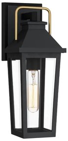 Quoizel QZ-BUCKLEY-S-MBK - Kültéri fali lámpatest S BUCKLEY 1xE27/40W/230V IP44