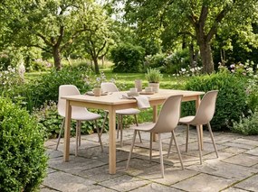 Étkezőszék OSAKA műanyag, bézs