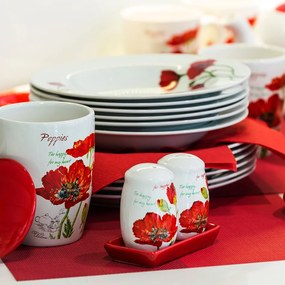 Banquet Red Poppy tál fedővel 600 ml