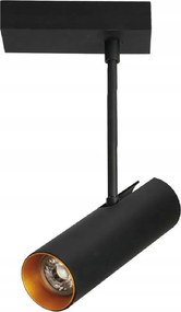 Azzardo AZ3515 mennyezeti spotlĂĄmpa Lens Square fekete/arany