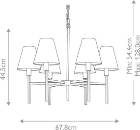 Elstead Lighting LUCERNE LUCERNE-6LT Csillár 6x25W/E14