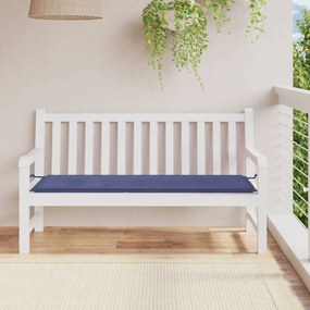 tengerészkék oxford szövet kerti padpárna 150x50x4 cm