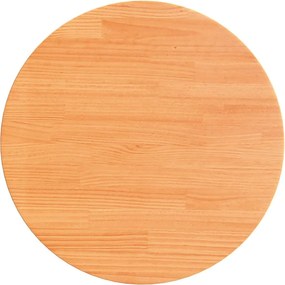 vidaXL viaszbarna tömör fenyőfa kerek asztallap Ø60 x 2,5 cm