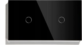 Érintőkapcsoló 1+1 Dupla Üveg Kapcsoló