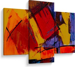 Absztrakciós kép (90x60 cm)