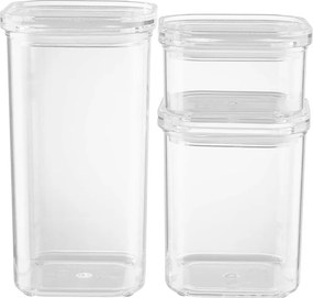 CLEARANCE átlátszó tárolóedény, négyzet alapú 1100 ml
