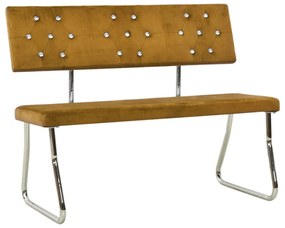 barna bársonypad 110 cm