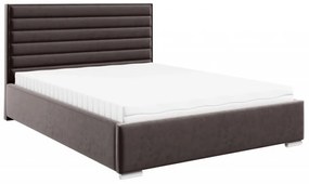 St3 ágyrácsos ágy, sötétbarna (180 cm)