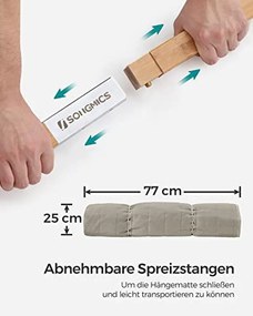 2 személye kemping függőágy párnával, 200x140 cm, max 225 kg, krém bézs színű