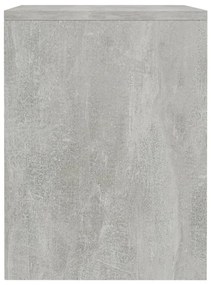 2 db betonszürke szerelt fa éjjeliszekrény 40 x 30 x 40 cm