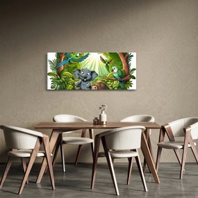 Kép - Vidám állatkák (120x50 cm)
