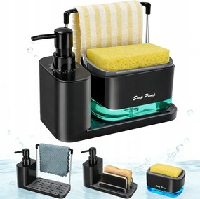 Folyadék Szappanos Edények Mosásához Tartály Szivacs Rendszerező A Konyhába