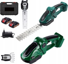 Akkumulátoros Elektromos Fű Sövénynyíró Metszőolló 2AKU