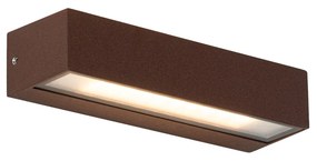 Ipari fali lámpa rozsdabarna LED-del IP65 - Steph