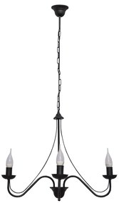 Helam Csillár MALBO 3xE14/10W W-2910/3 BK