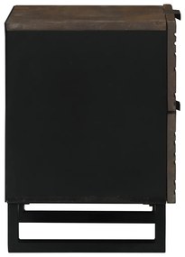 Éjjeli szekrények - 2 db, 40x33.5x46 cm, tömör mangófából készült
