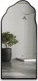 Auro I szabálytalan tükör fekete keretben 70x120
